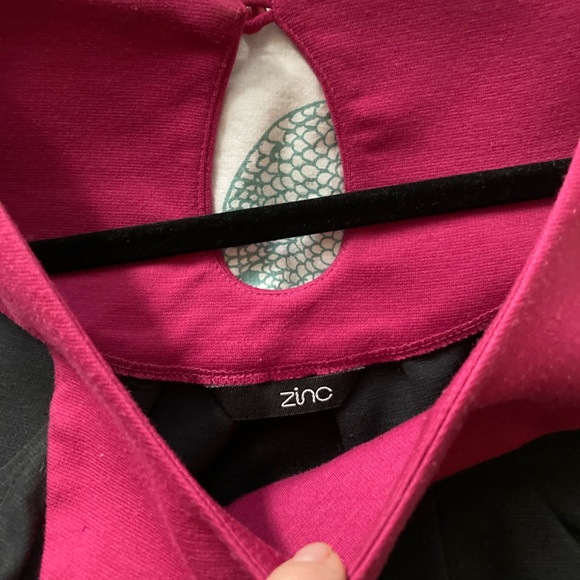 Zinc, Jumper Dress, Black, Hot Pink, Grey, Two Pockets,Read the Measurements - Picture 3 of 4